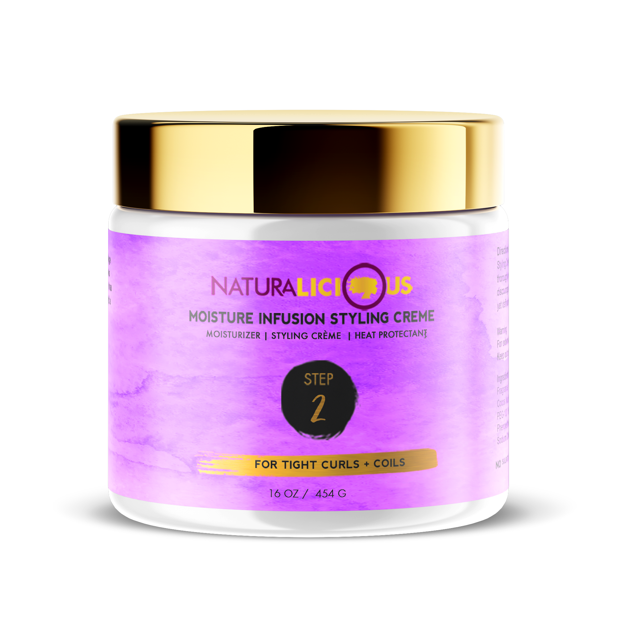 Step 2: Moisture Infusion Styling Creme (For Tight Curls)