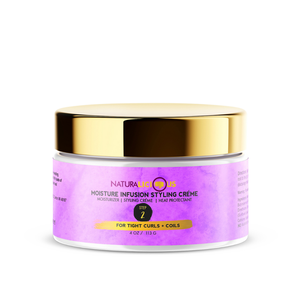 Step 2: Moisture Infusion Styling Creme (For Tight Curls)