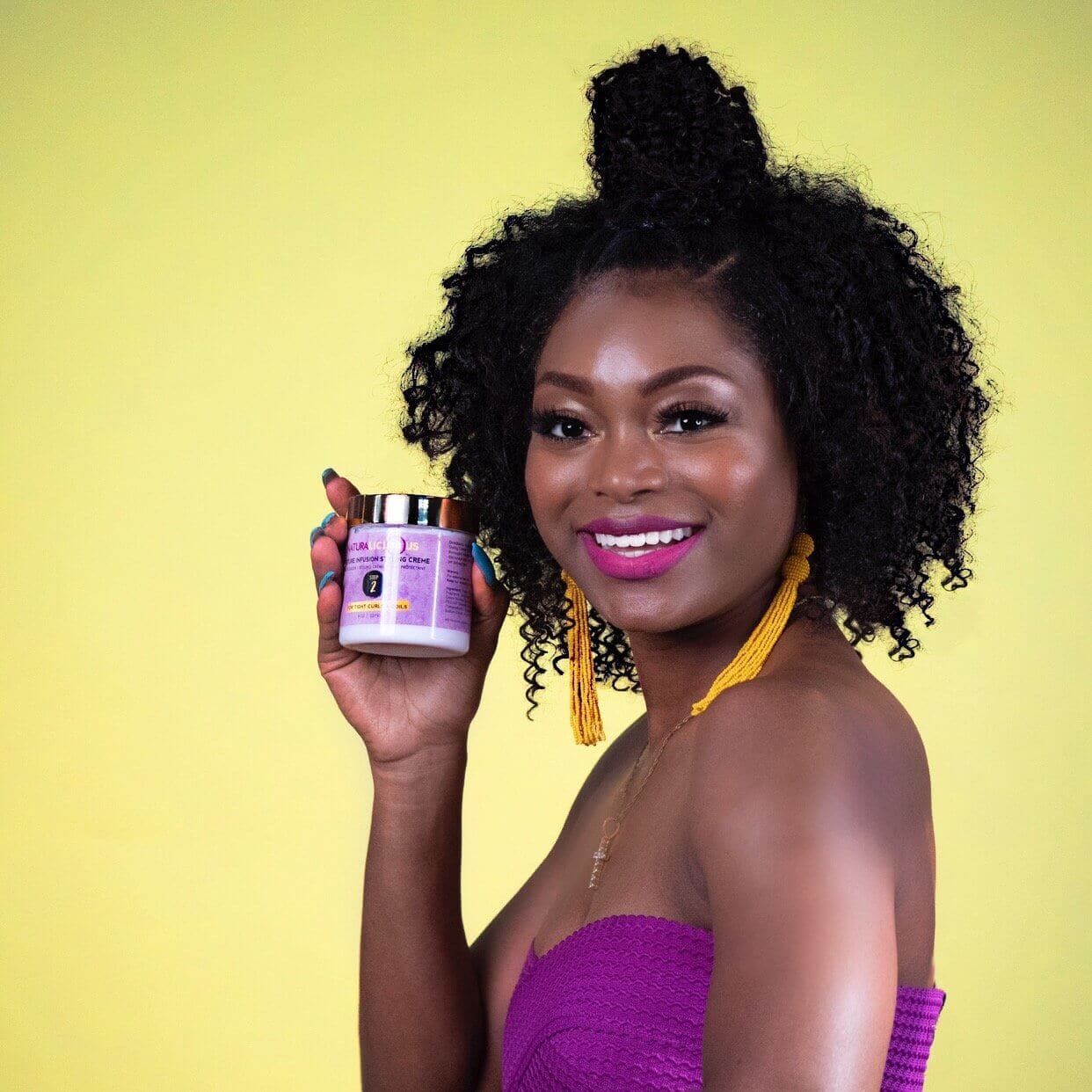 Step 2: Moisture Infusion Styling Creme (For Tight Curls)