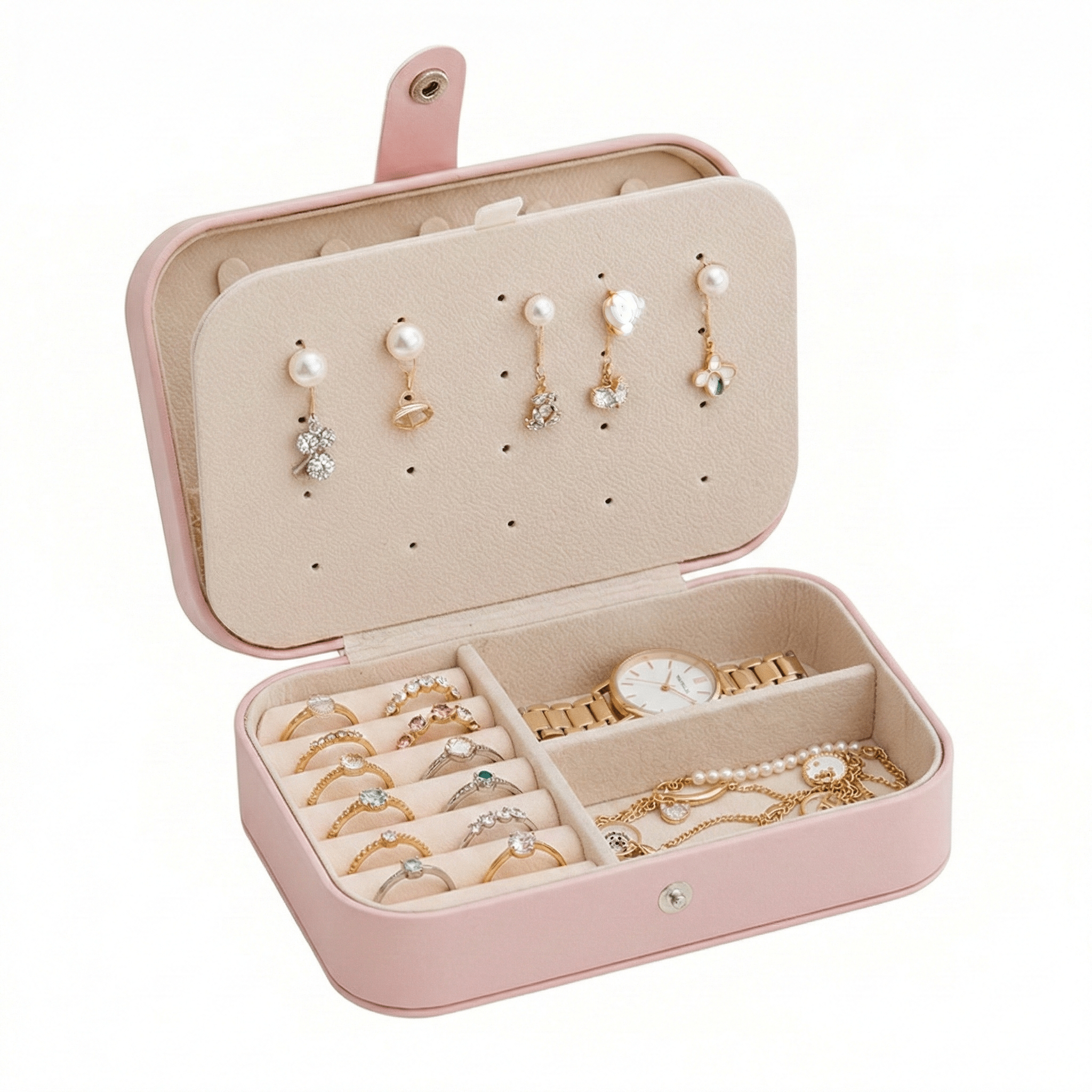 Velmora Aurelia Travel Jewelry Case