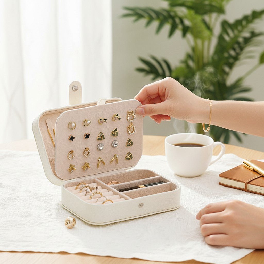 Velmora Aurelia Travel Jewelry Case