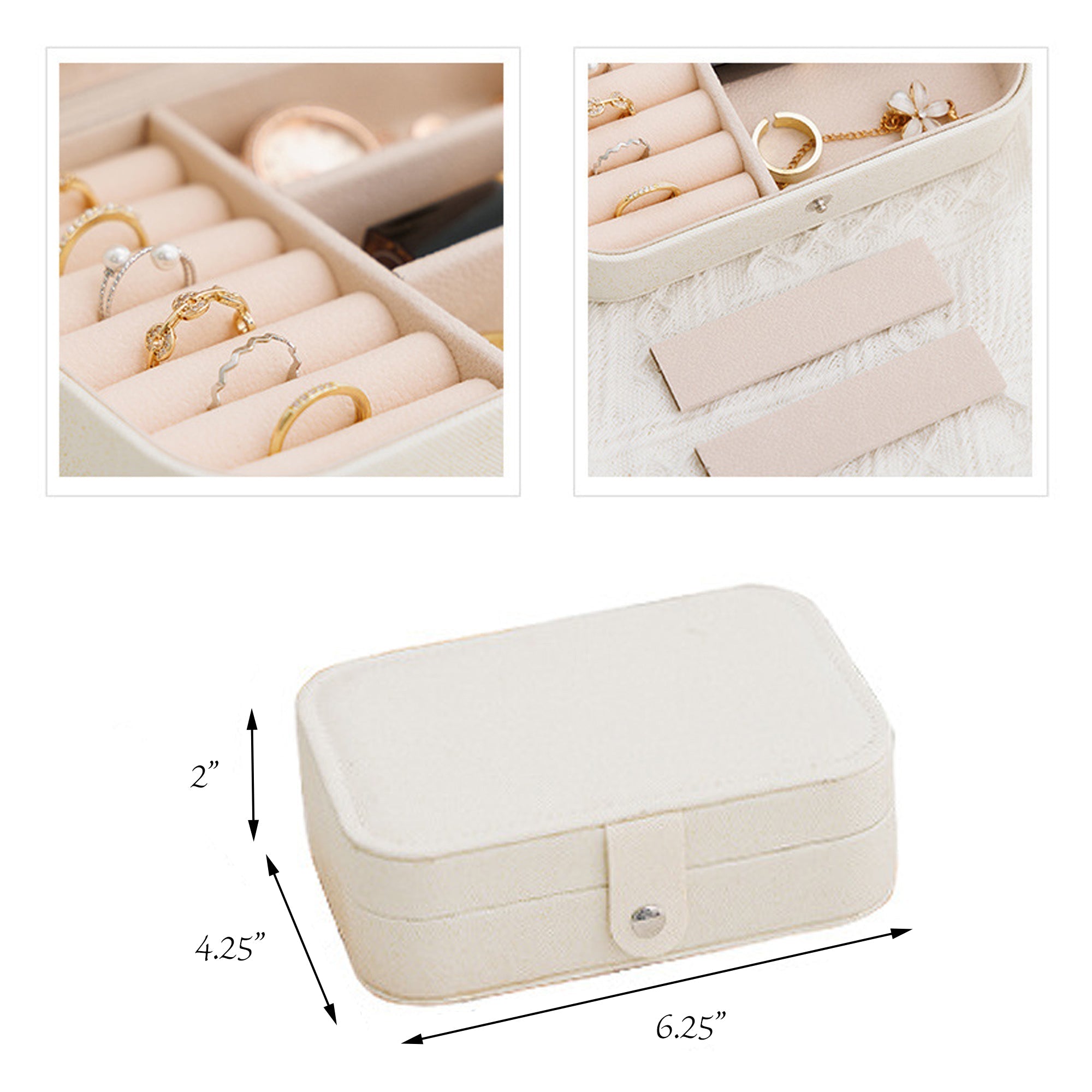 Velmora Aurelia Travel Jewelry Case