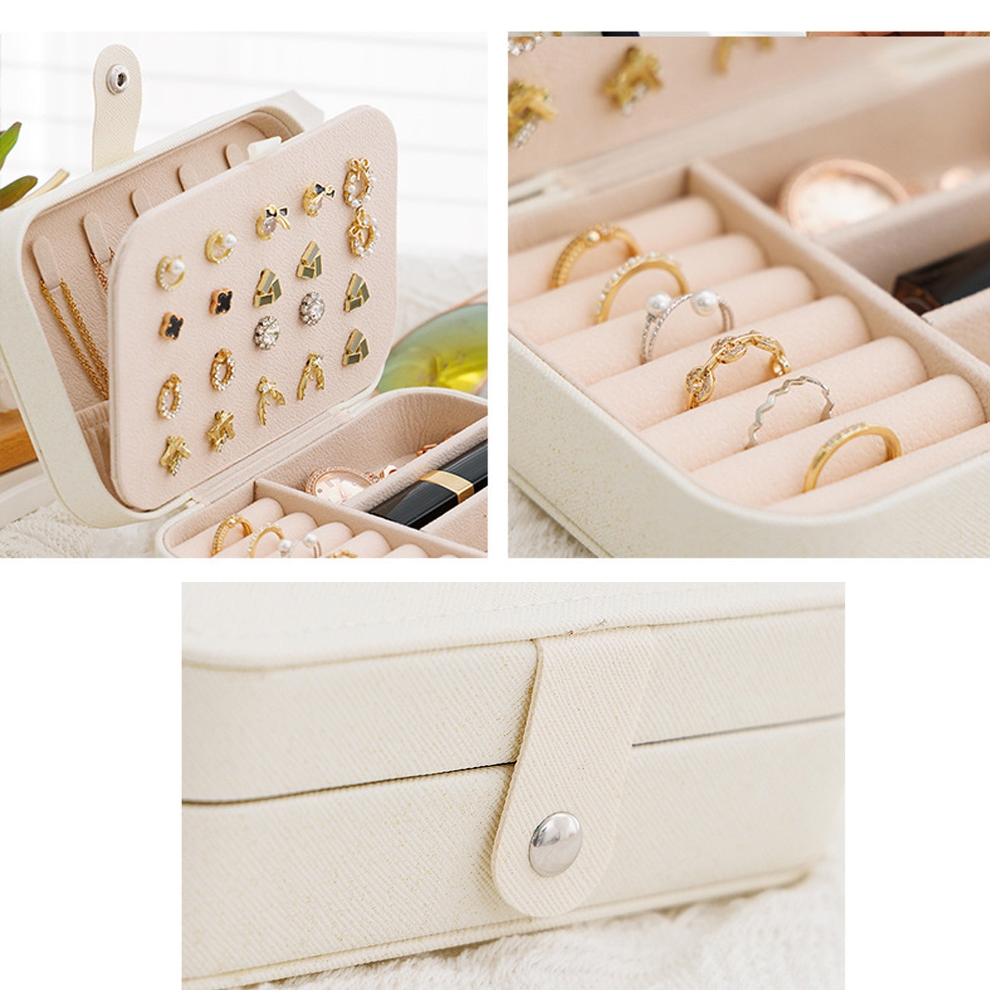Velmora Aurelia Travel Jewelry Case